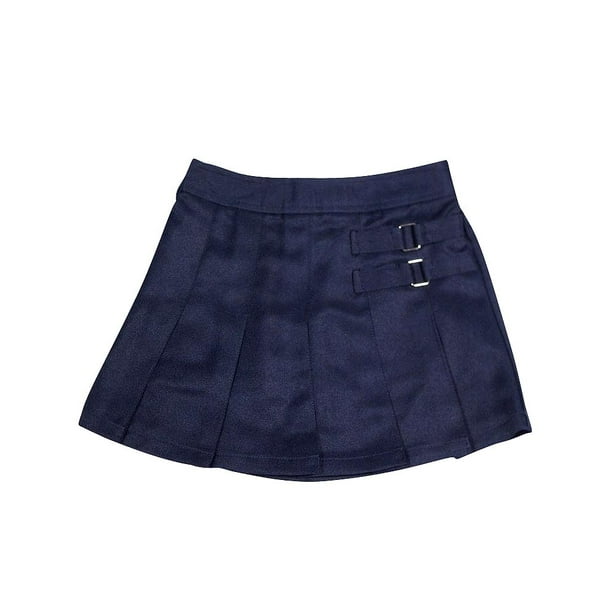 French Toast Girls Two-Tab Pleated Scooter Skirt